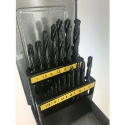 BERGEON HSS-Spiralbohrersatz 4565 – SWISS MADE – 19-teilig – Höchste PRÄZISION Und SCHNITTGESCHWINDIGKEIT Bei Extrem Hoher Zähigkeit