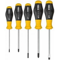 FELO Schraubendrehersatz Mit 2K-Griff, 5-teilig