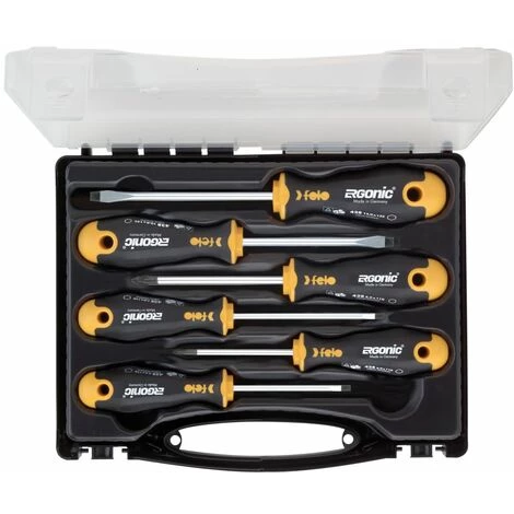 FELO ERGONIC - Schraubendrehersatz Mit 3K-Griff, 6-tlg.