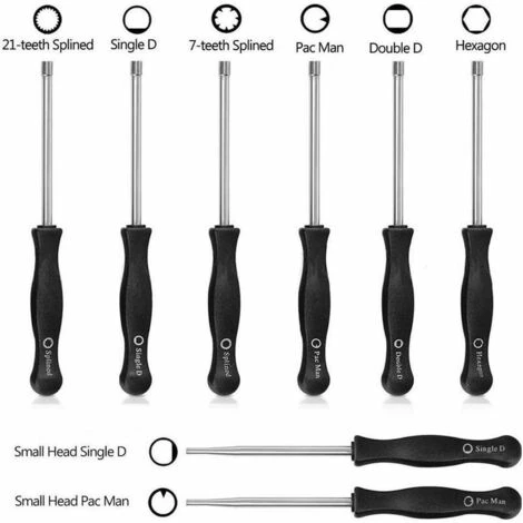 MONLY 8-teiliger Vergaser-Einstellschraubendreher Schraubendreher Für Die Vergaserreinigung, Motorreparatur, Passend Für Die Meisten 2-Takt-Motoren – 8-teiliger Schraubendreher Mit Box Und Nadel – Bild 3