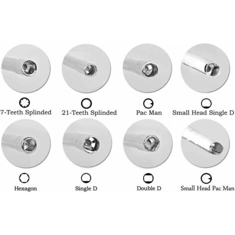 MONLY 8-teiliger Vergaser-Einstellschraubendreher Schraubendreher Für Die Vergaserreinigung, Motorreparatur, Passend Für Die Meisten 2-Takt-Motoren – 8-teiliger Schraubendreher Mit Box Und Nadel – Bild 4