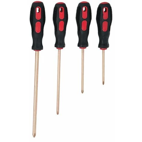 KS-TOOLS KS Tools BERYLLIUMplus Schraubendreher-Satz 4-tlg - 962.0808