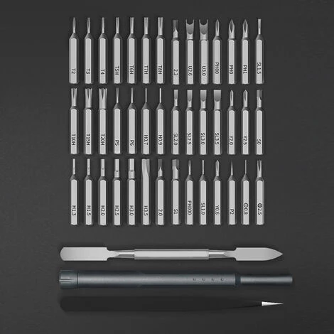 HAPPYSHOPPING 44-in-1-Präzises Schraubendreher-Set, Brillenreparatur-Werkzeugsatz, Sechskant-Schraubendreher-Bits Für Mobiltelefon-Computer, Uhrenwartung – Bild 3