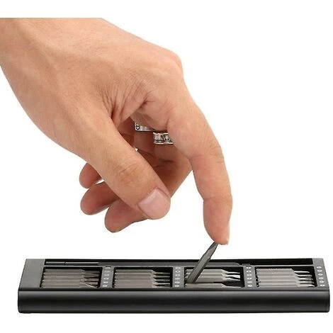 DONTODENT 25-in-1-Schraubendreher-Set Präzisions-Schraubendreher-Kreuz-Torx-Bit Magnetische Sechskant-Phillip-Bits Für Handy-Laptop-Reparatur-Werkzeug-Kit – Bild 4