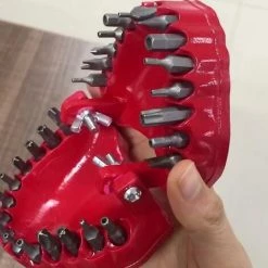 DONTODENT Z Prothese Bohrer Halter Organizer Zähne Harz Modell Schraubendreher Bit Fall Dekor