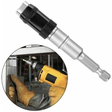 MONLY 1/4 "Sechskant-Magnetring-Schraubendreher-Bits Handwerkzeuge Bohrerverlängerungsschaft Schnellwechselhalter Treiberführung Bohrerspitze – Bild 3