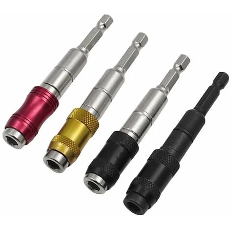 MONLY 1/4 "Sechskant-Magnetring-Schraubendreher-Bits Handwerkzeuge Bohrerverlängerungsschaft Schnellwechselhalter Treiberführung Bohrerspitze – Bild 5