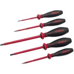 Cimco Schlitzschraubendreher-Satz, VDE-isoliert, 5-teilig
