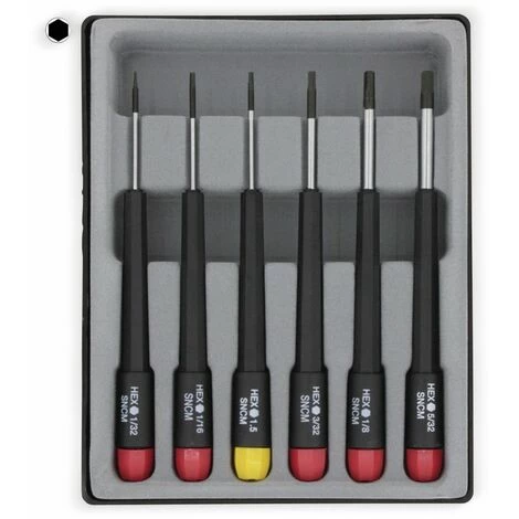 DONAU ELEKTRONIK Schraubendreher-Satz 280-62 Sechskant Zoll, 6-teilig